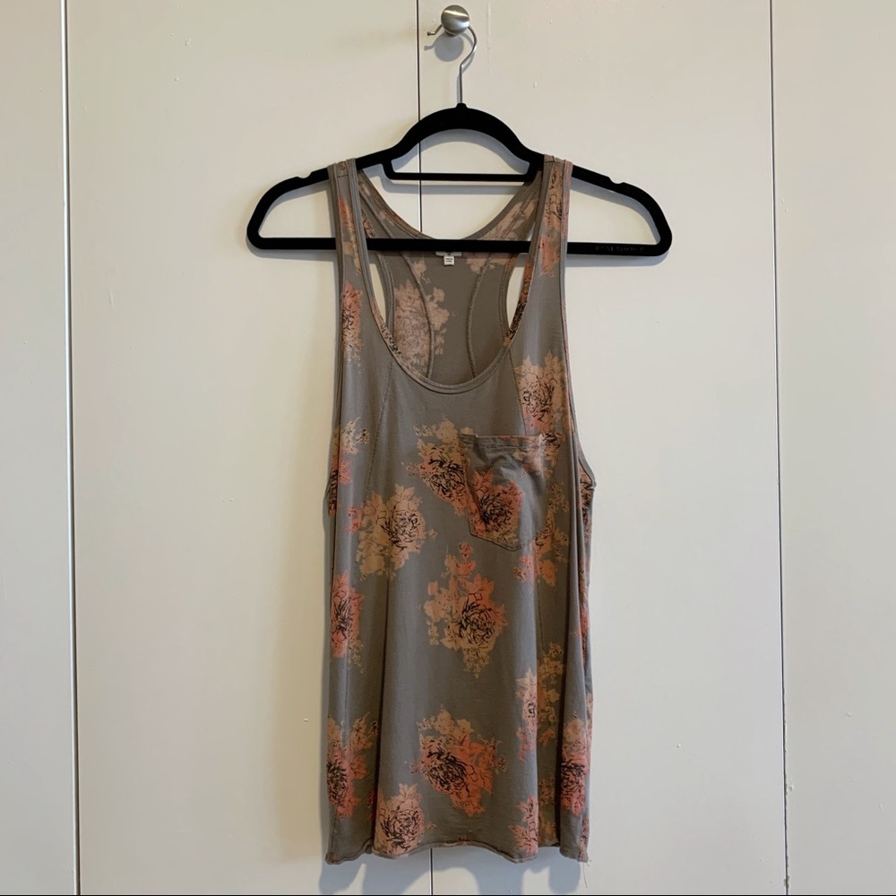 Wilfred Floral Racer Back Tank Size Small